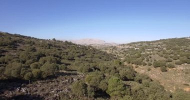 4k anteni, uçuş boyunca bir nehir yatağı, Endülüs, İspanya