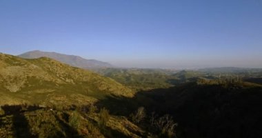 4k Aerial, Tarım Arazileri Üzerinde Uçuş, Endülüs, İspanya