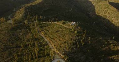 4k Aerial, Tarım Arazileri Üzerinde Uçuş, Endülüs, İspanya
