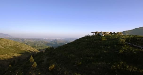 4K антена, політ над садиб, Андалусія, Іспанія — стокове відео