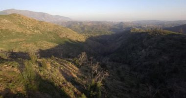 4k Aerial, Tarım Arazileri Üzerinde Uçuş, Endülüs, İspanya