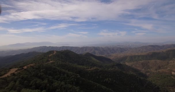 4K Aerial, Volando sobre un bosque en Andalucía, España — Vídeo de stock