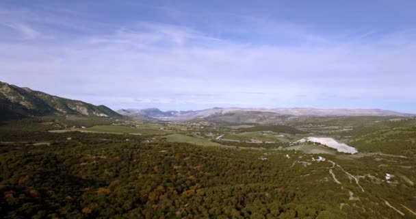 4 k anteni, Endülüs manzaralar, İspanya — Stok video