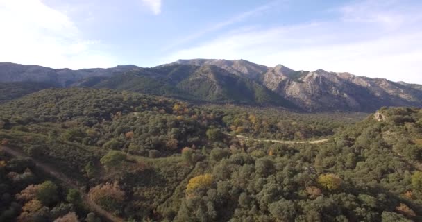 4K Aerial, Paesaggi andalusi, Spagna — Video Stock