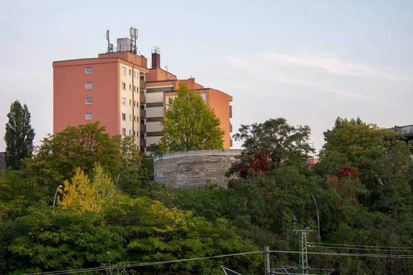 Schwerlastträger Von Nazis Berlin Schöneberg Gebaut — Stockfoto