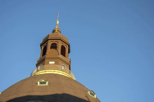 Roof Queen Luise Church Schoneberg Berlin — стокове фото