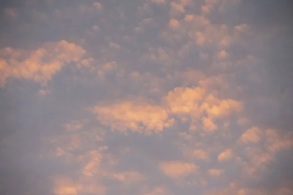 Paisagem Nebulosa Céu Altocumulus Schoneberg Berlim — Fotografia de Stock