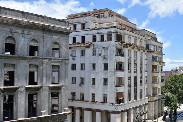 Cityscape Bílých Budov Havaně Kubě — Stock fotografie