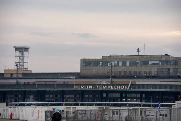 Landschaft Des Flughafens Tempelhof Tempelhof Berlin — Stockfoto