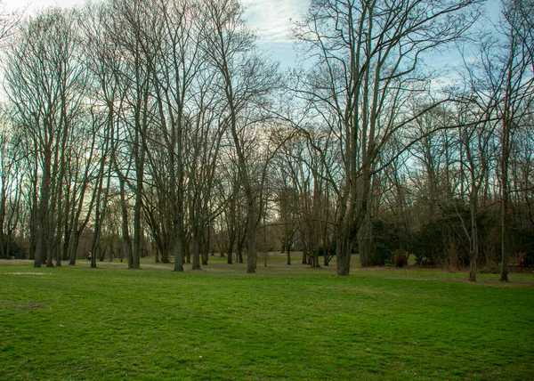 フォルクスパークでの風景 Humboldthain Gesundbrunnen Berlin — ストック写真