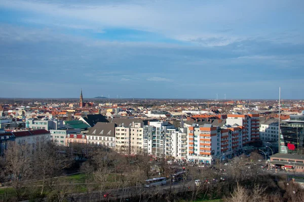 Zicht Berlijn Vanaf Flakturm Iii Volkspark Humboldthain Berlijn — Stockfoto