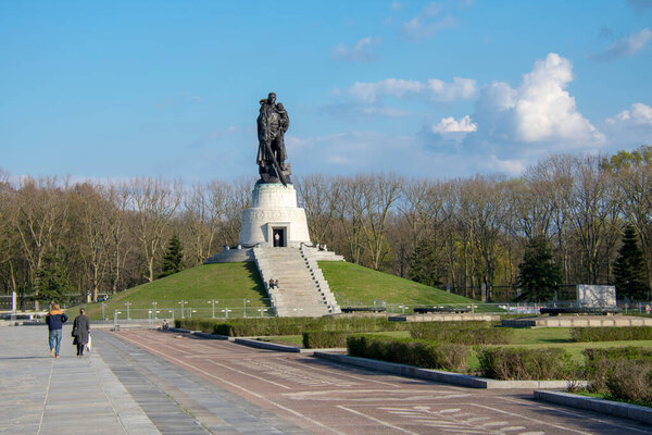 Soviet war memorial at Treptower park in Friedrichschain Berlin