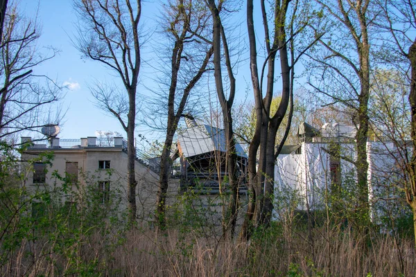 Osservatorio Archenhold Sternwarte Parco Treptower Friedrichschain Berlino — Foto Stock