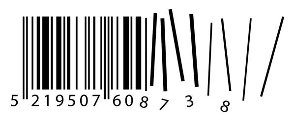 Vector roto código medio — Archivo Imágenes Vectoriales