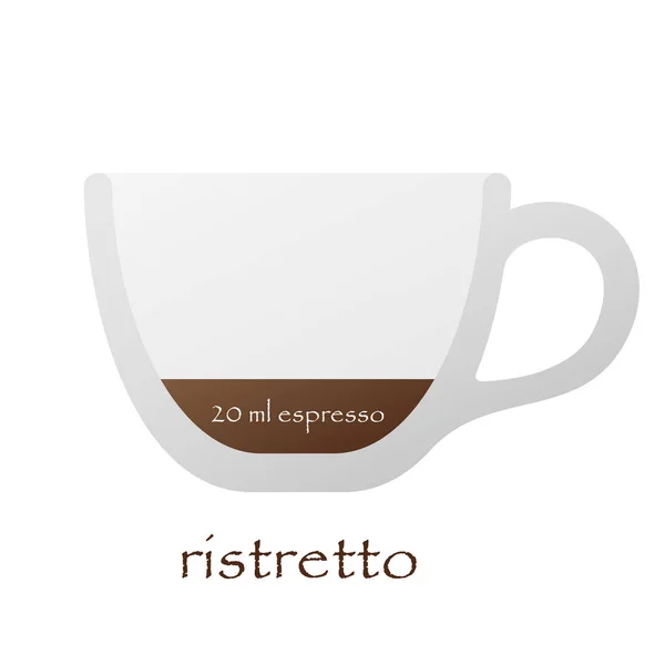 Tipo vettore di bevanda di caffè — Vettoriale Stock