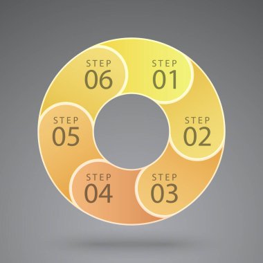 vektör infografik altıgen