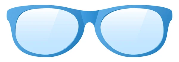 Vector blue sunglasses — Stock Vector