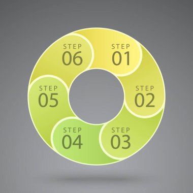 vektör infografik altıgen