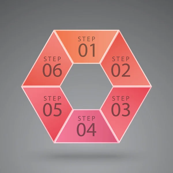 Vectoriel infographie hexagone Graphismes Vectoriels