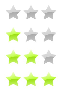 vektör rating yıldız