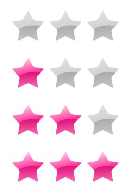 vektör rating yıldız