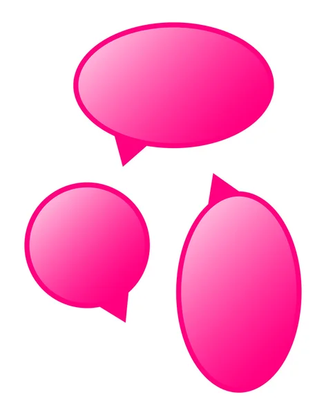 Vector roze strips bubbels — Stockvector