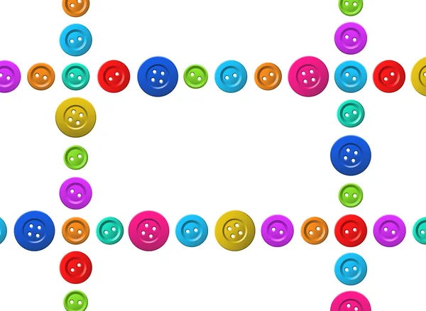 Cadre de bouton de couleur vectorielle — Image vectorielle
