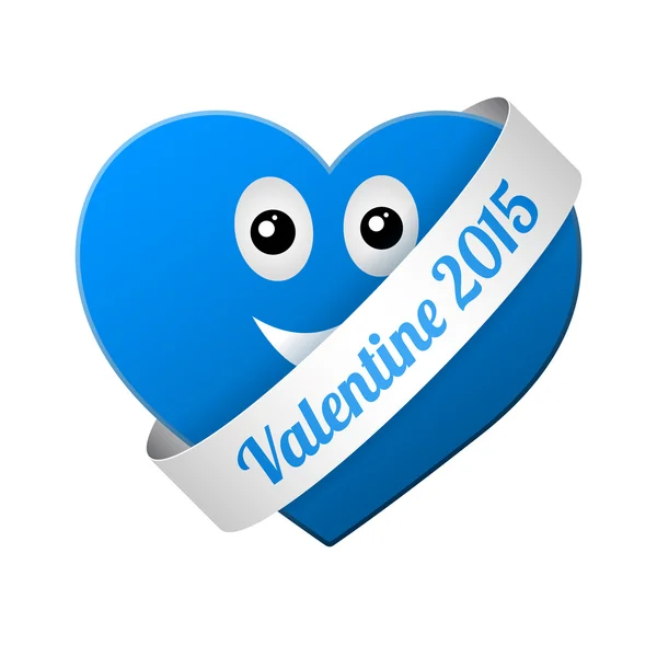 Vecteur garçon valentine coeur — Image vectorielle