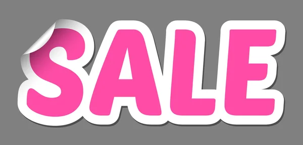 vektör satış bükülmüş sticker
