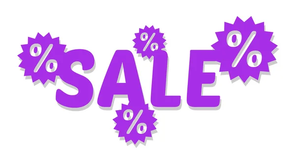 Vector sale sign — Stock Vector