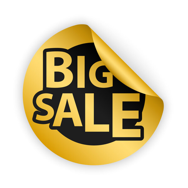 векторная наклейка на продажу
