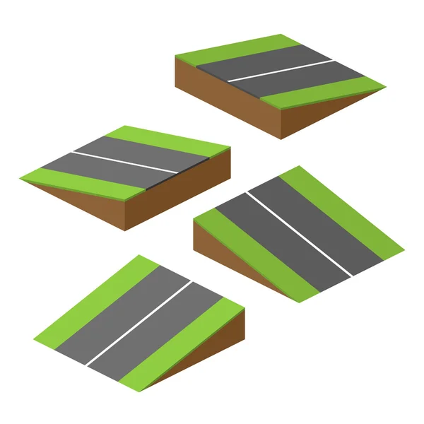 Vector road bricks — Stock Vector