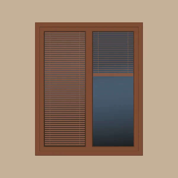 Kapalı pencere vektör — Stok Vektör