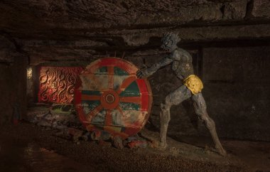 Cehennemin girişi, Hanibe mağaraları, Japonya.