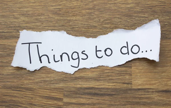 Yazılı şeyler yapmak