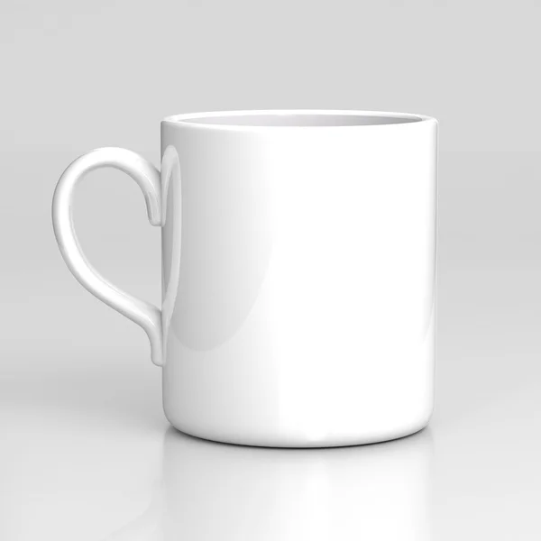 Caneca de café branco — Fotografia de Stock