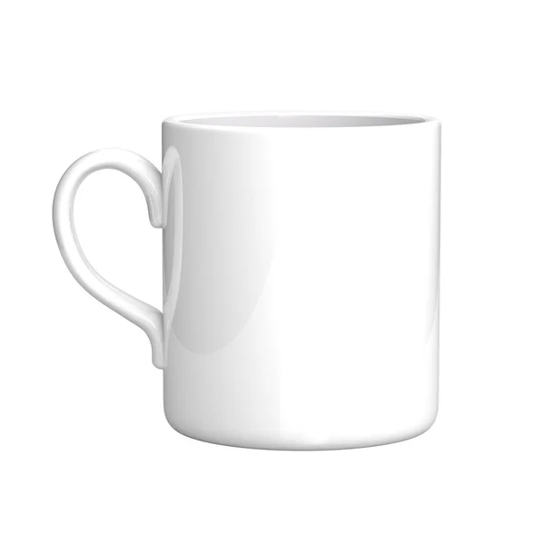 White coffee mug — Stock Photo, Image