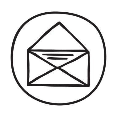 Doodle e-posta simgesi.