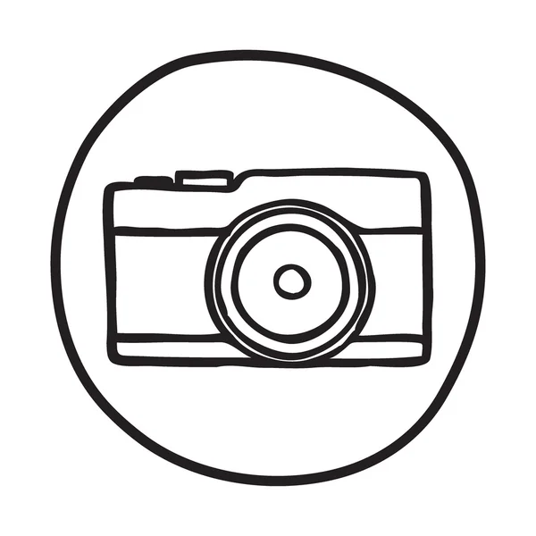 Gekritzel-Kamera-icon. — Stockvektor