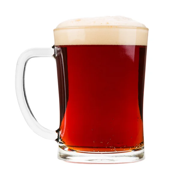 Rood bier mok — Stockfoto