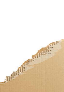 yırtık Oluklu karton.