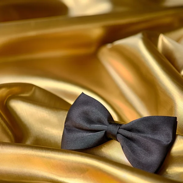 Black bow tie — Stock Photo, Image