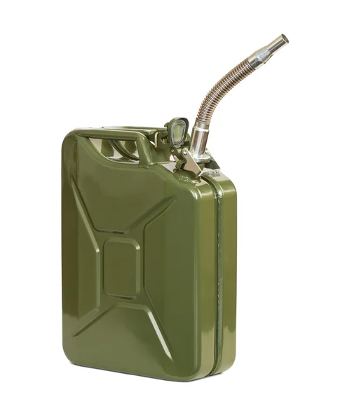 Jerrycan on white — Stock Photo, Image