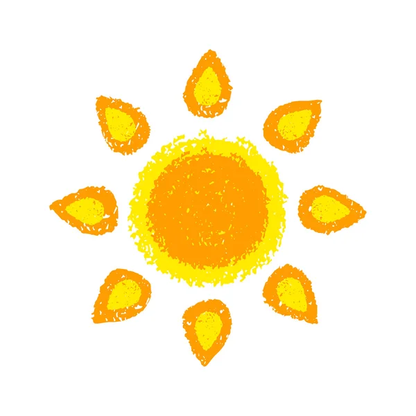 Боку звернено сонця — стоковий вектор