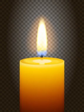 Gerçekçi Yanan Mum