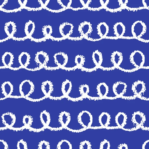 Modèle de boucles sans couture — Image vectorielle