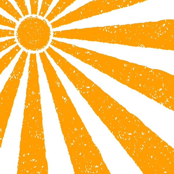 Fondo naranja sol — Vector de stock