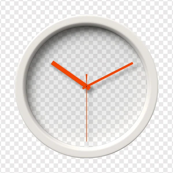 Reloj de pared realista — Vector de stock