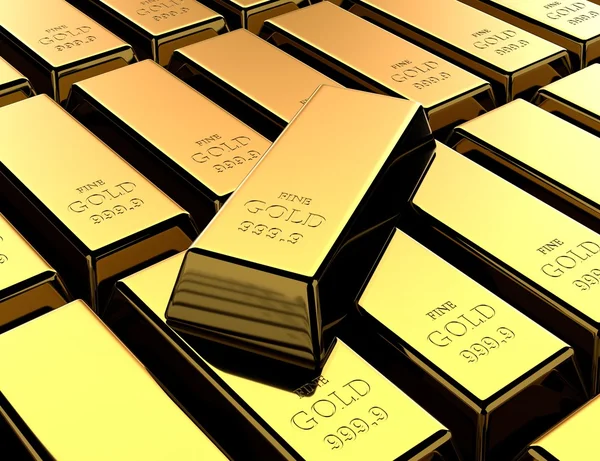 Golden bars background — Stock Photo, Image