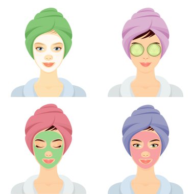 Bir Spa kadında ayarla